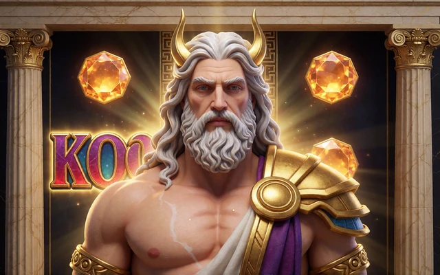 Griechisch-mythologischer Premium-Spielautomat mit goldenen Multiplikator-Edelsteinen bei Millioner Casino